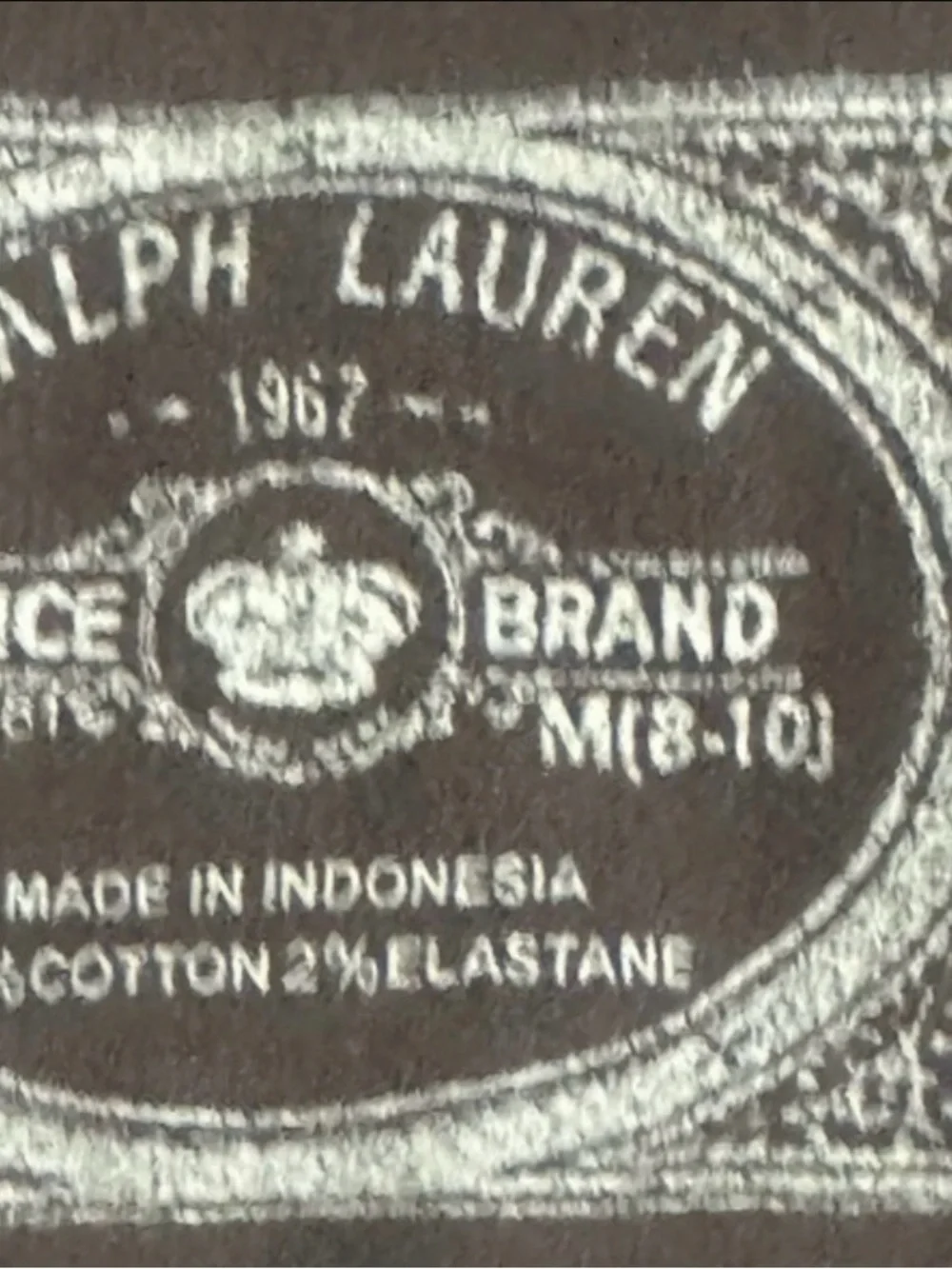 Polo by Ralph Lauren Long Sleeve Polo Shirt - Dark Brown